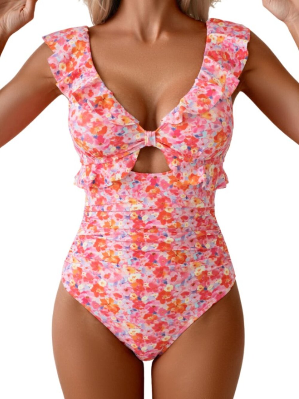 Aidonger Women's Tummy Control One Piece Swimsuit
